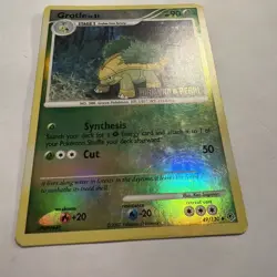 Grotle 49/130 Stamped Reverse Holo -Rare Holo Pokemon Card- Diamond Pearl - Image 2