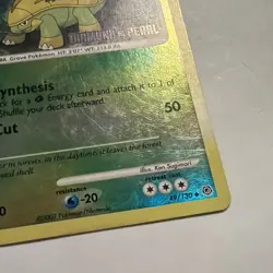 Grotle 49/130 Stamped Reverse Holo -Rare Holo Pokemon Card- Diamond Pearl - Image 5