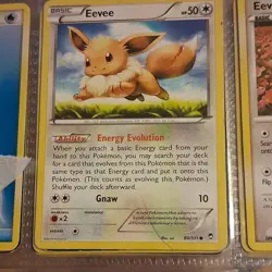 Pokemon TCG DPBP#157 Card Lot of 9, Supporter, Basic, Rowan, Azelf, Eevee - Image 4