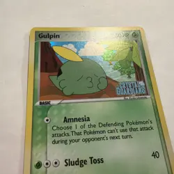 Pokemon Card - Gulpin Crystal Guardians 33/100 Uncommon Reverse Holo Stamped - Image 2