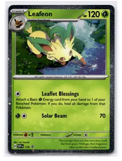 Leafeon - (Cosmos Holo) SV: Scarlet & Violet Promo Cards 170 Holo Promo LP-NM - Image 1