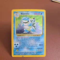 Blastoise 2/102 base set Holo Rare Card Pokemon TCG - Image 1