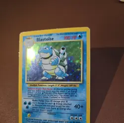 Blastoise 2/102 base set Holo Rare Card Pokemon TCG - Image 3