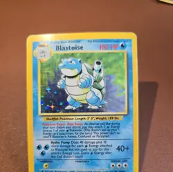 Blastoise 2/102 base set Holo Rare Card Pokemon TCG - Image 4