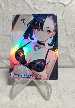Marnie Trading Card Waifu Goddess Story Anime Girl holo Karte Manga Full Art - Image 1