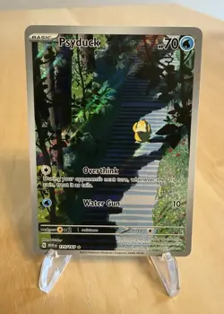 Psyduck 175/165 Illustration Rare Holo English Card Scarlet & Violet 151 *READ* - Image 1