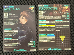 Gundam ARSENAL BASE Card UT02-022,060(M) Trowa Gundam Heavyarms BANDAI JAPAN - Image 2