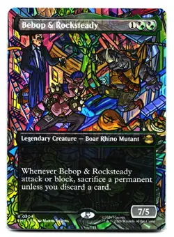 Bebop & Rocksteady (Borderless) #204 Teenage Mutant Ninja Turtles Normal - Image 1