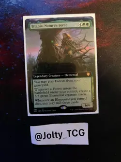 Titania, Nature's Force (Extended Art) Commander: the Brothers' War Regular - Image 1