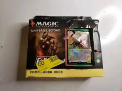 READ - Magic: Fallout Commander Deck Scrappy Survivors MTG SEALED/DISTRESSED BOX 195166228532 - Image 1
