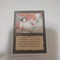 1x MTG Sacrifice - Revised Edition (3ED) - Magic the Gathering MP - Image 1