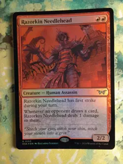 Razorkin Needlehead Duskmourn: House of Horror Foil NM - Image 1