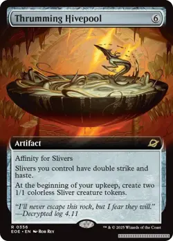 Thrumming Hivepool (Extended Art) [EOE - 356] - NM [Normal] TCG MTG - Image 1