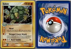 2006 Pokemon, EX Legend Maker, #6/92 Golem, Holo Rare (c) - Image 1