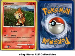 2007 Pokemon, Diamond & Pearl Promos, #76/130 Chimchar, Cosmos Holo Common - Image 1