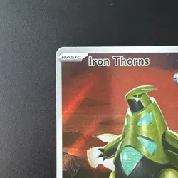 Pokemon Card Iron Thorns SVP 098 Black Star Promo Holo Rare - Image 2