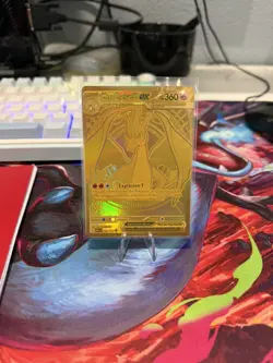 Mega Charizard Y EX 294/217 Gold Hyper Rare, Ascended Heroes, Pokemon TCG (NM) - Image 1