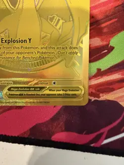 Mega Charizard Y EX 294/217 Gold Hyper Rare, Ascended Heroes, Pokemon TCG (NM) - Image 2