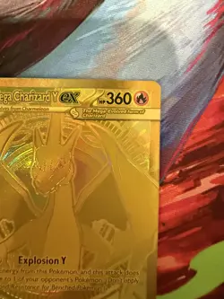 Mega Charizard Y EX 294/217 Gold Hyper Rare, Ascended Heroes, Pokemon TCG (NM) - Image 4