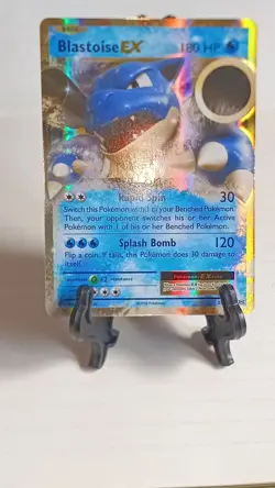 🔥*Mint* 🐢 Pokemon Blastoise EX 21/108 Evolutions Ultra Rare Holo 2016 - Image 2