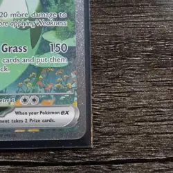 Pokemon Serperior ex 164/086 Sv: Black Bolt Holo Illustration Rare English Card - Image 2