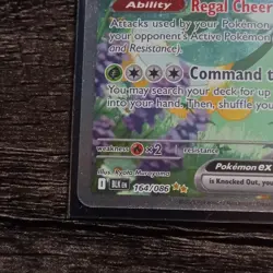 Pokemon Serperior ex 164/086 Sv: Black Bolt Holo Illustration Rare English Card - Image 3