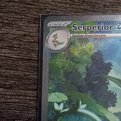 Pokemon Serperior ex 164/086 Sv: Black Bolt Holo Illustration Rare English Card - Image 4
