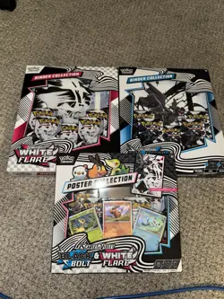Pokemon Black Bolt & White Flare Binder And Poster Collection Bundle TCG Sealed - Image 1