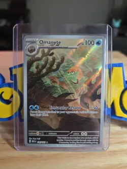 Omanyte 180/165 Pokemon Scarlet and Violet 151 Near Mint Condition - Image 1