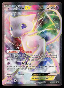 Mew EX XY126 Holo Full Art Black Star Promo Pokemon Card - Image 1