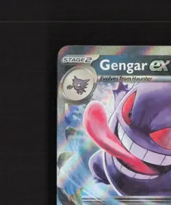 Gengar ex 104/162 Temporal Forces Ultra Rare Holo Pokemon Card NM - Image 3