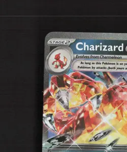 Charizard ex 054/091 Paldean Fates Ultra Rare Holo Pokemon Card NM - Image 3