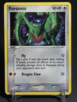 Pokemon TCG Rayquaza 3/17 - POP Series 1 - Holo Rare - 2004 Promo - NM/LP - Image 3