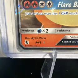 Charizard GX Hidden Fates Holo Ultra Rare Card 9/68 Pokemon TCG NM Condition - Image 2