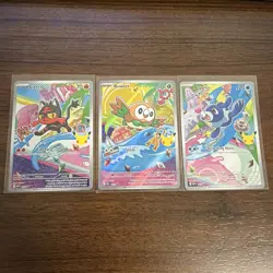 Pokemon MEP 043 Rowlet 044 Litten 045 Popplio First Partners 30th Anniversary - Image 1