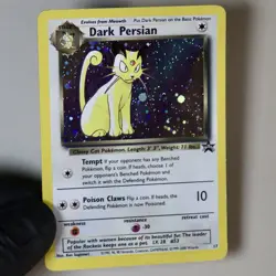 Pokemon Dark Persian WOTC Promo Holo Black Star #17 2000 Creased - Image 3