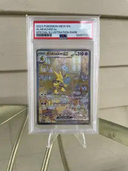2023 Pokemon Mew en Alakazam EX #201 Sir PSA 9 - Image 1