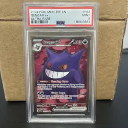 Pokemon Gengar 193/162 Temporal Forces Ultra Rare PSA 9 - Image 1