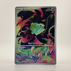 Pokemon Bulbasaur Illustration Rare Holo Me01: Mega Evolution 133/132 HP80 2025 - Image 1