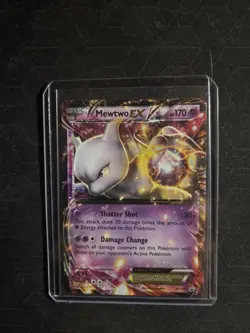 Mewtwo EX XY107 XY Black Star Promo Ultra Rare Pokemon TCG NM - Image 1