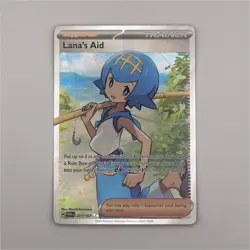 Pokemon Lana's Aid 207/167 Sv06: Twilight Masquerade Ultra Rare Full Art Holo - Image 1