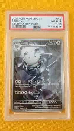 Steelix Pokemon Meg En-Mega Evolution 150 PSA 10 - Image 1