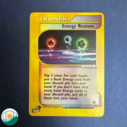 2002 Pokemon Expedition Base Set | Energy Restore | Reverse Holo | #141/165 - Image 1