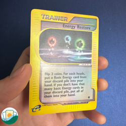 2002 Pokemon Expedition Base Set | Energy Restore | Reverse Holo | #141/165 - Image 3