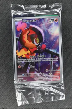 Pokemon Center Stamped Phantasmal Flames Charcadet ETB Promo 022 Sealed - Image 1