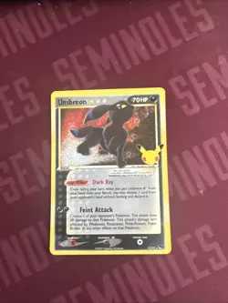 Pokemon TCG Umbreon Gold Star 17/17 Celebrations Classic Collection Holo - Image 1
