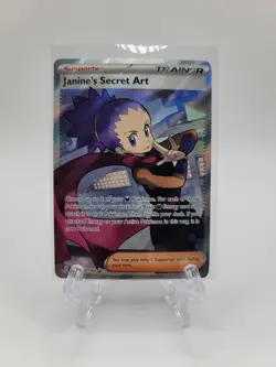 NM Janine's Secret Art 088/064 Ultra Rare Full Art Holo Shrouded Fable Pokemon - Image 1