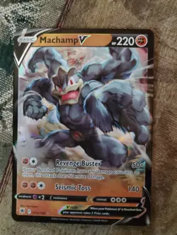 Pokemon TCG Machamp V Astral Radiance 072/189 Holo Ultra Rare - Image 1