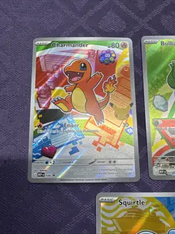 Pokemon First Partner Illustration Collection MEP Bulbasaur Charmander Squirtle - Image 2