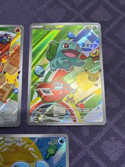 Pokemon First Partner Illustration Collection MEP Bulbasaur Charmander Squirtle - Image 3
